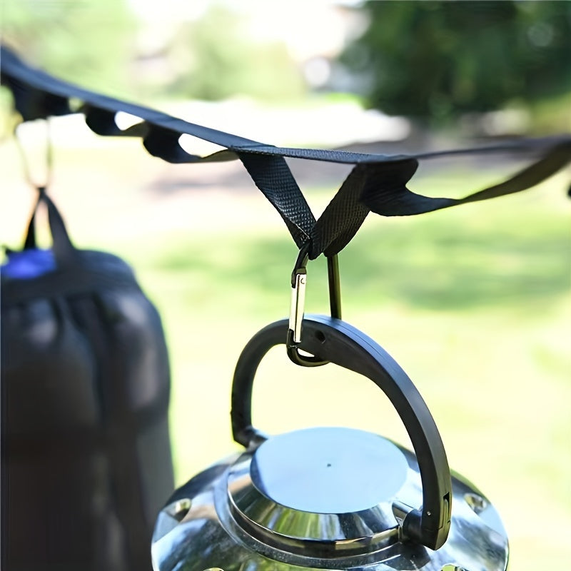 NNETM Camping Gear Storage Strap with 19 Buckles