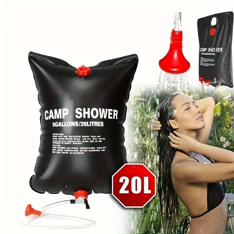 NNETM Portable Camping Shower Bag with Hose (20L)