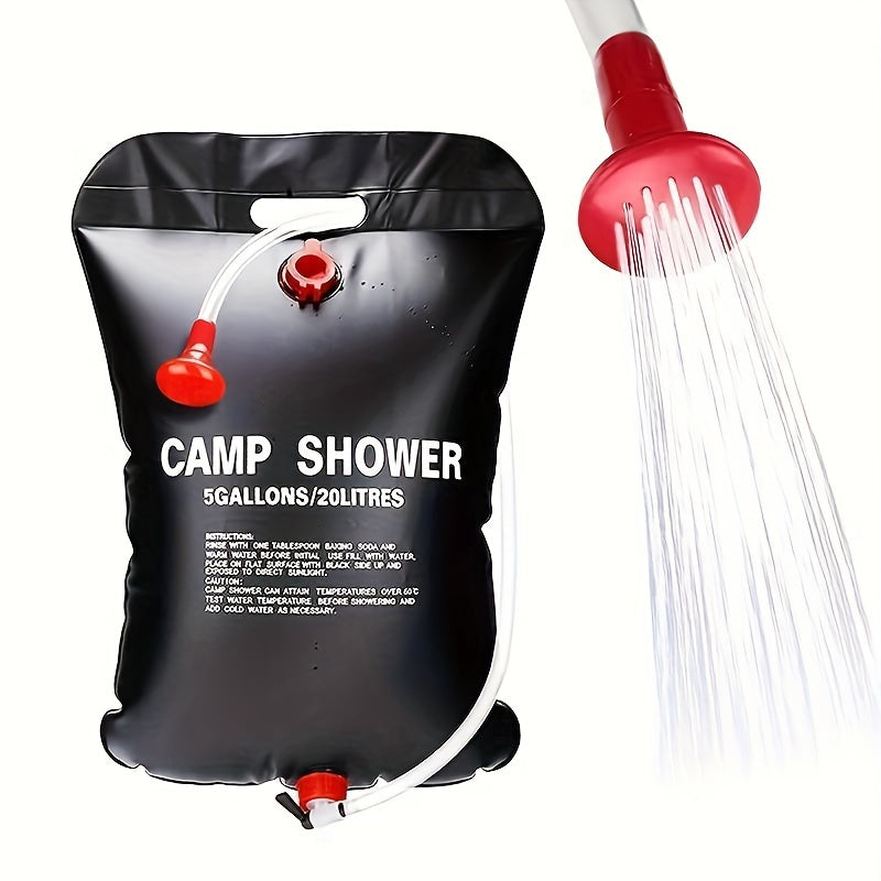 NNETM Portable Camping Shower Bag with Hose (20L)