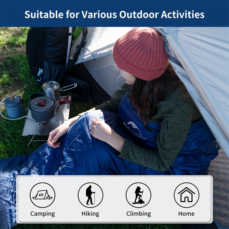 4-Season Lightweight Mummy Sleeping Bag for Camping