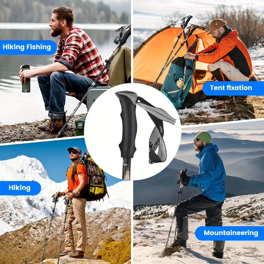 NNETM Aluminum Trekking Poles for Hiking