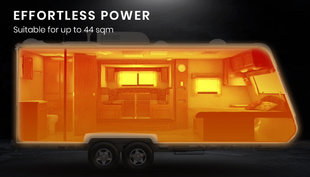 NNEMB 12V 5kW Diesel Air Heater for Caravan Camper Trailer Van Motorhome RV-Grey