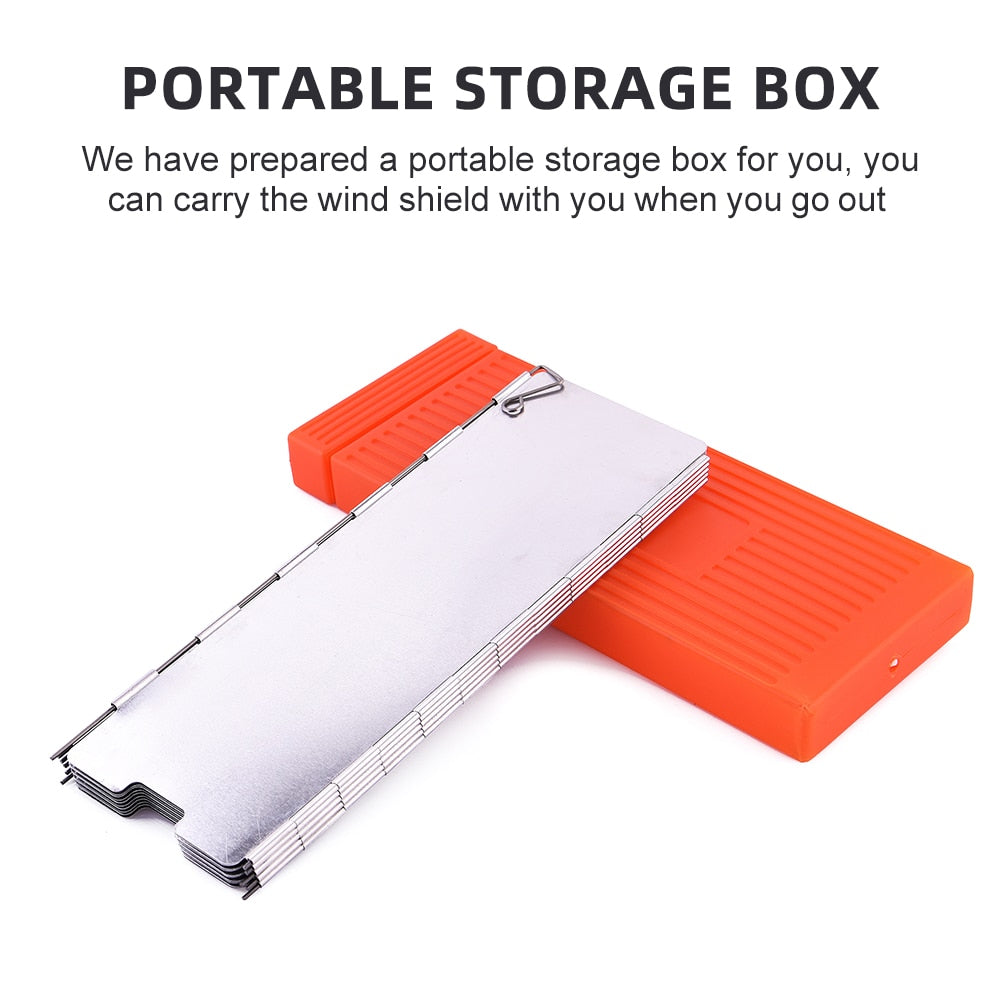 NNEOBA Camping Portable Stove Wind Shield