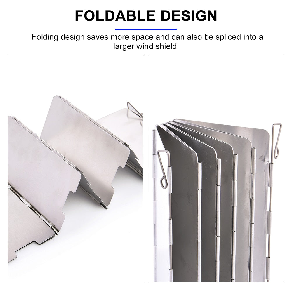Camping Portable Stove Wind Shield