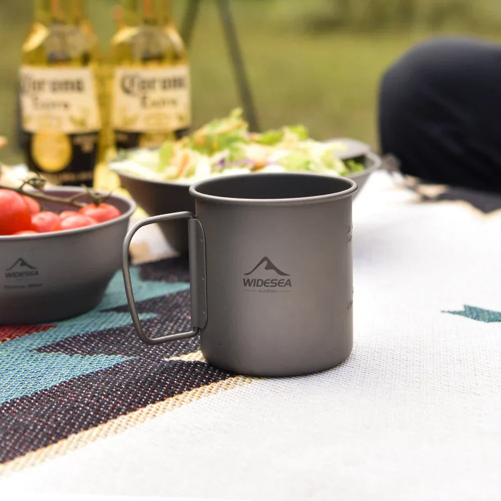 NNEOBA Titanium Camping Mug