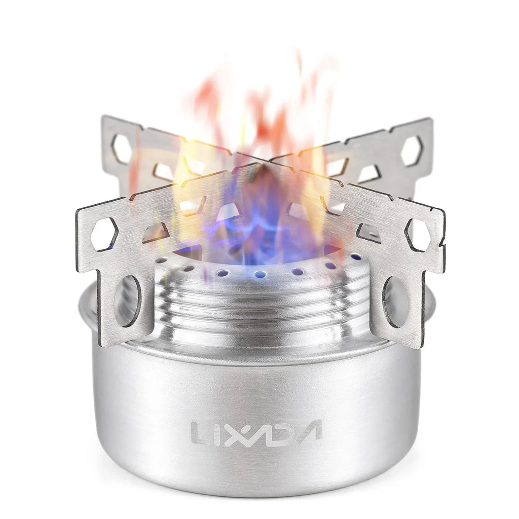 Alcohol Stove Set with Windshield Silver