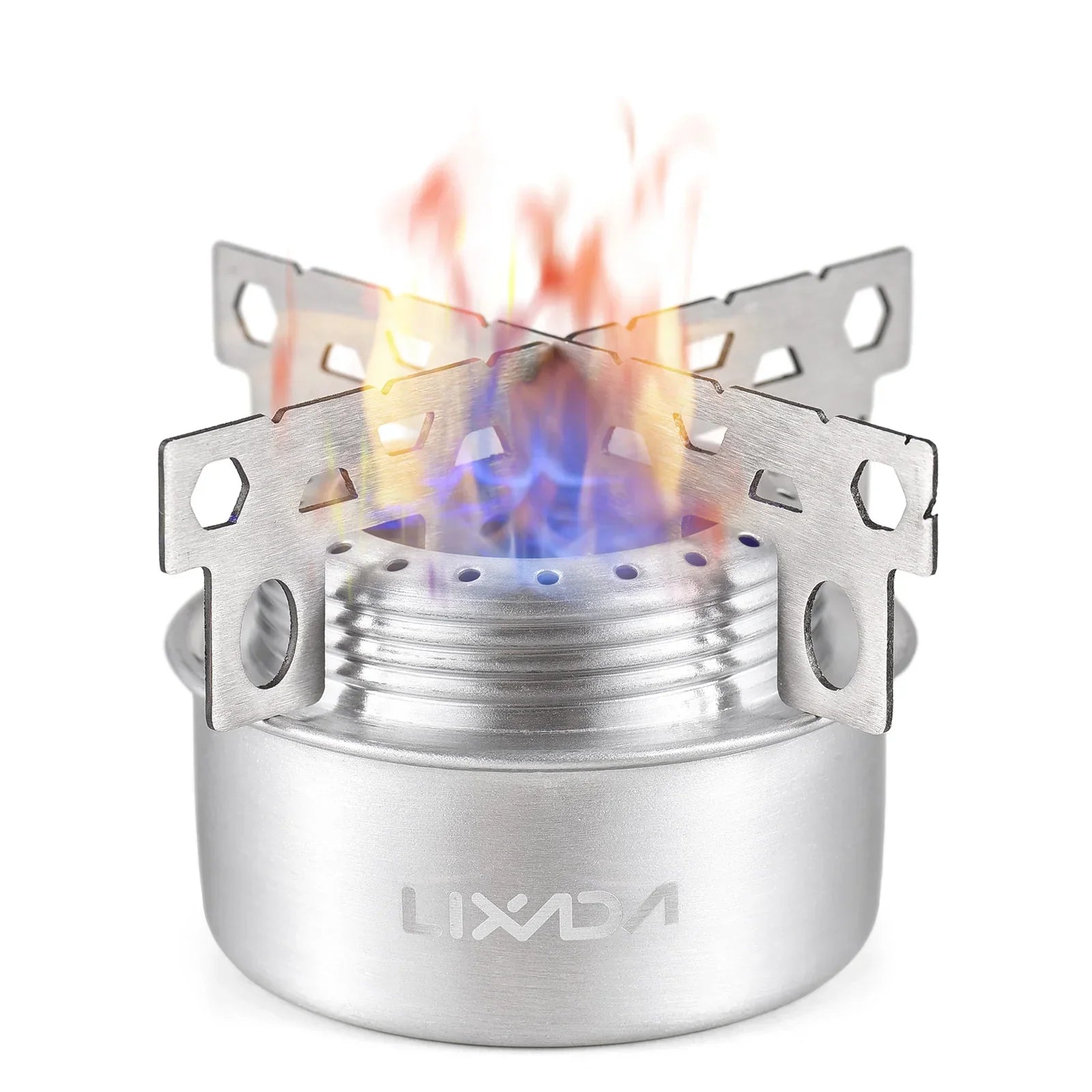 Alcohol Stove Set with Windshield Silver