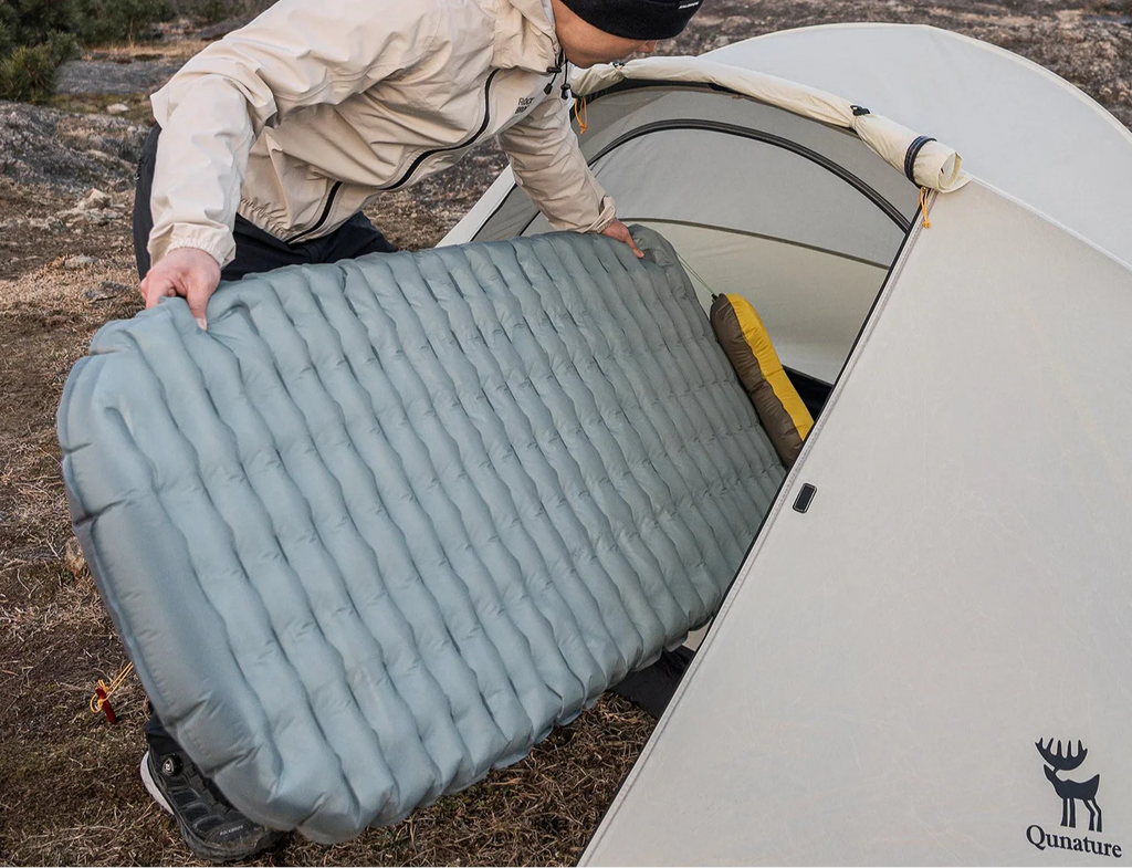 NNEOBA Inflatable Camping Sleeping Pad Waterproof Blue