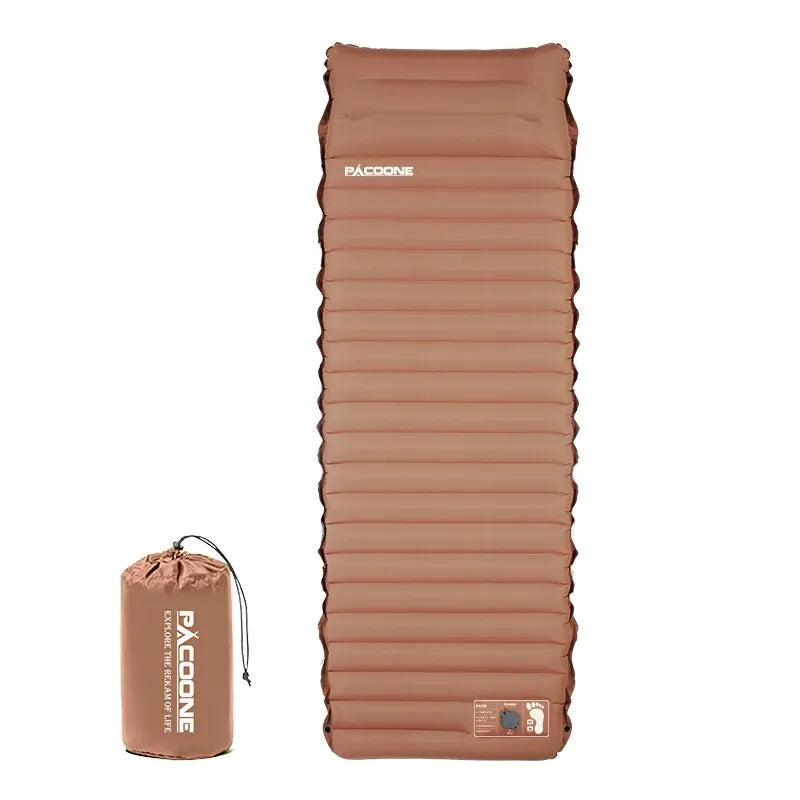 NNEOBA 10cm Self-Inflating Air Mattress Splicable Pad Brown
