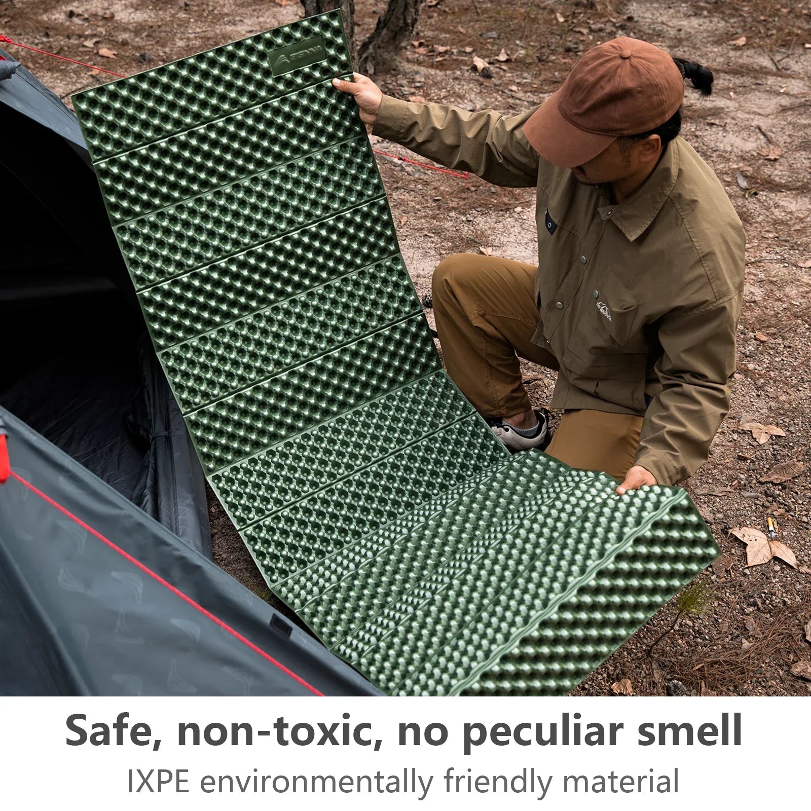 Ultralight Folding Camping Mat Moistureproof Pad Green