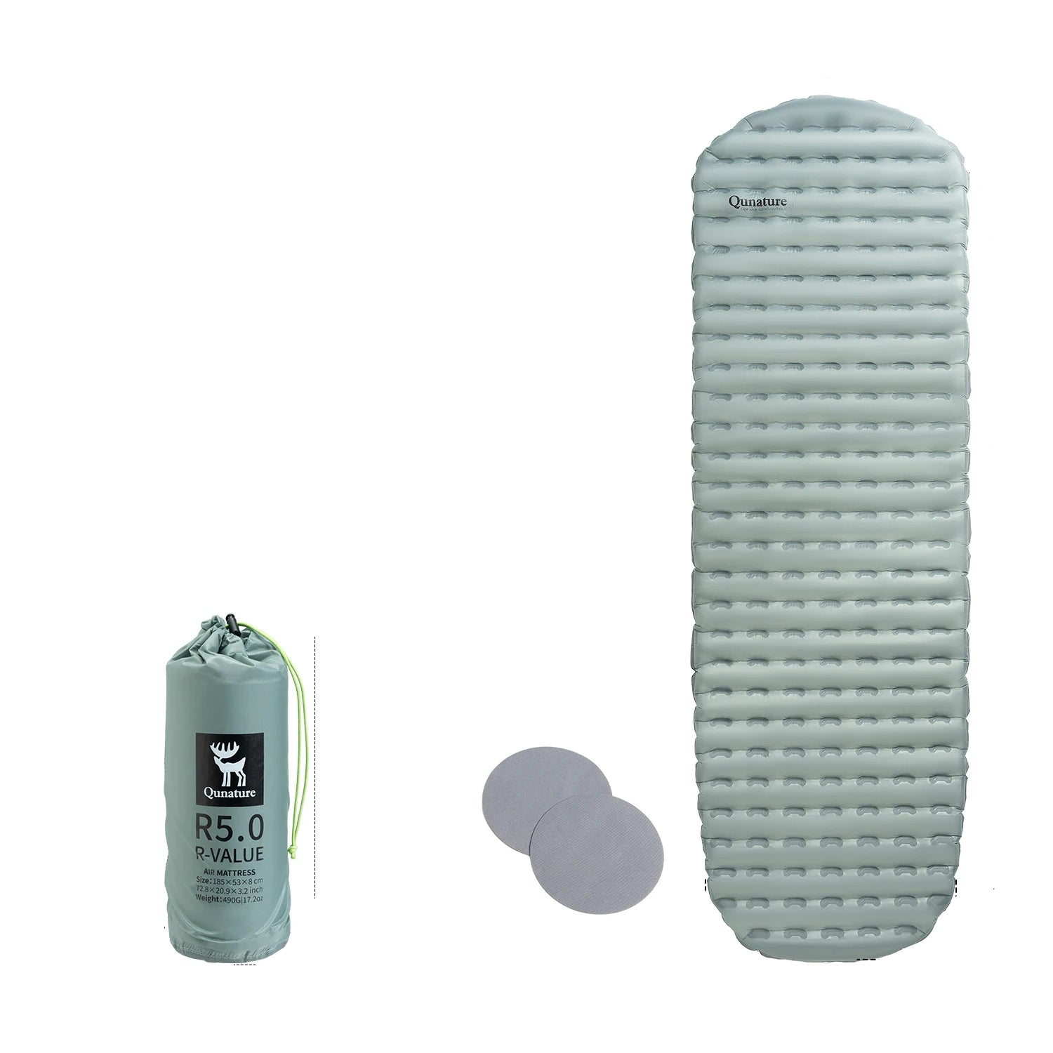 Inflatable Camping Sleeping Pad Waterproof Blue