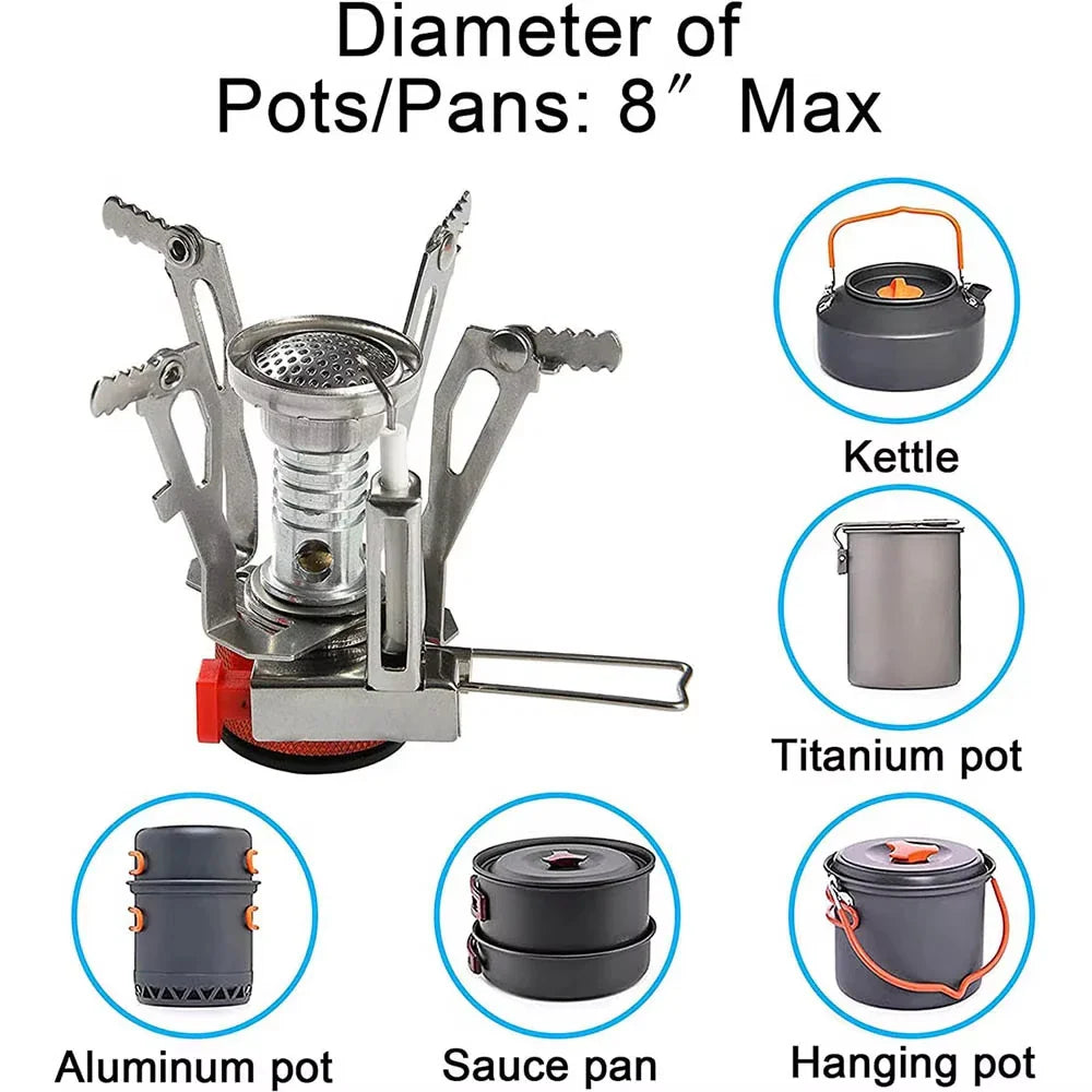 NNEOBA Ultralight Portable Camping Stove Orange