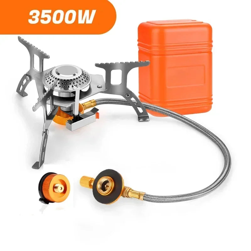 Portable Camping Gas Stove Folding Outdoor Burner (3500W)