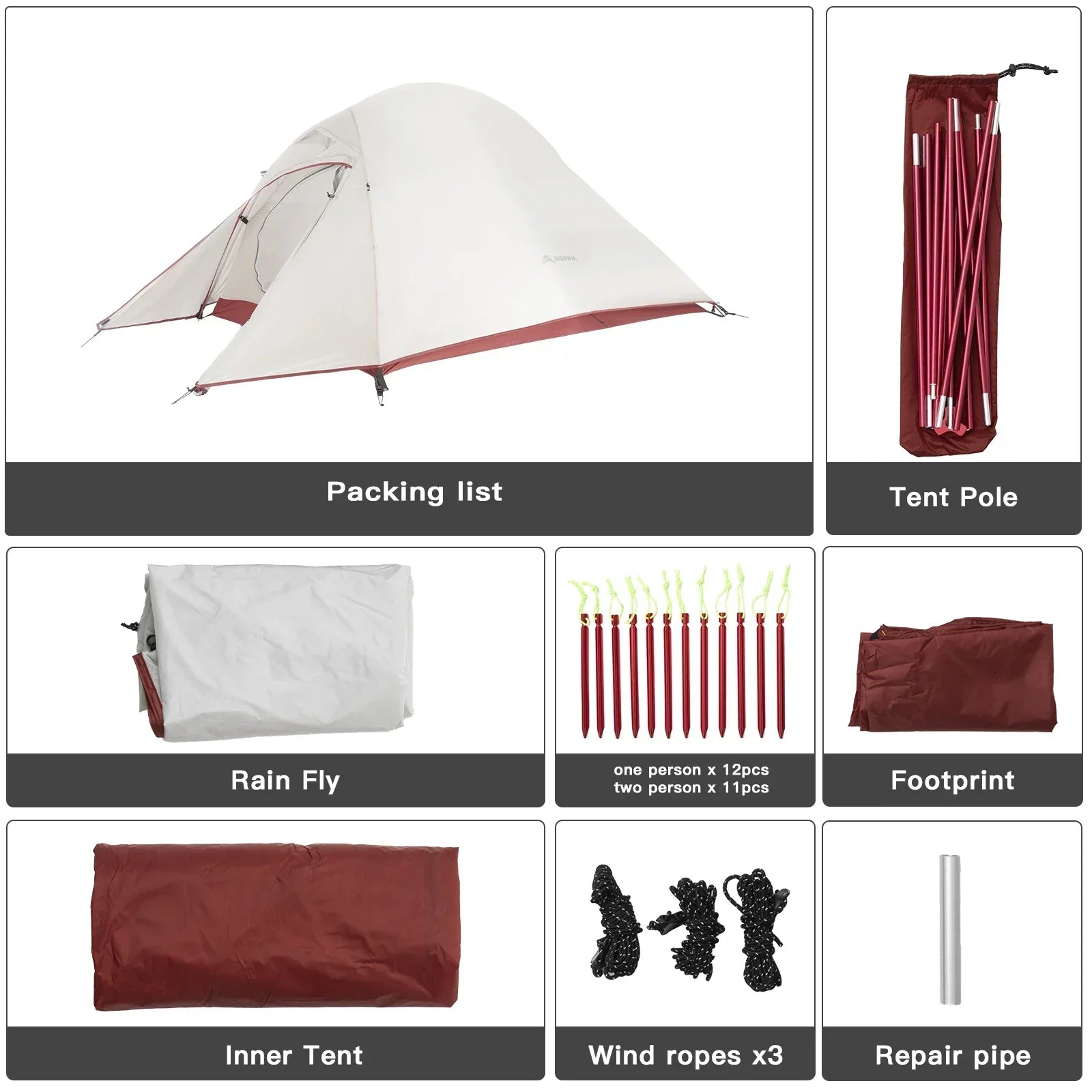 Ultralight Camping Tent Backpack Tent