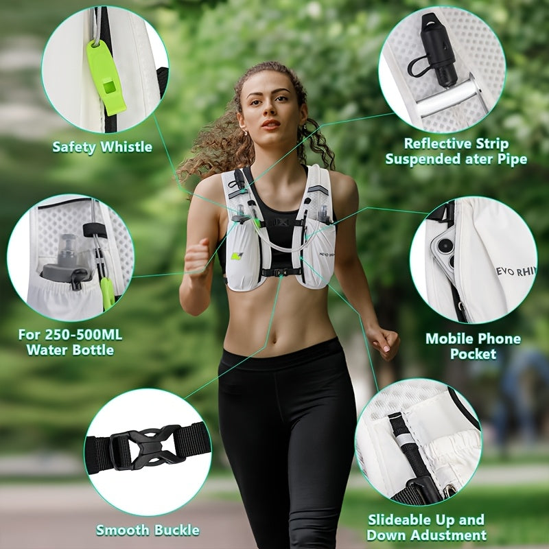 NNETM 5.5L Running Hydration Vest with 1.5L Bladder