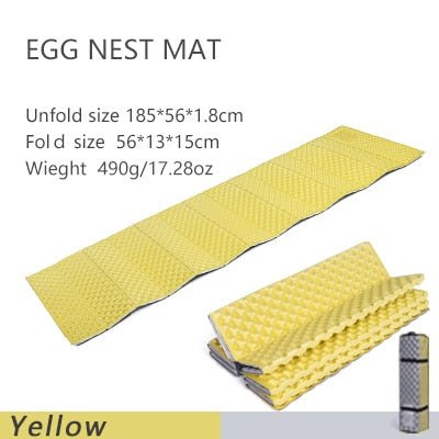 Camping Mat Portable Sleeping Pad Picnic Foam Bed Mattress Travel Trekking Equipment Blanket  Waterproof Moistureproof