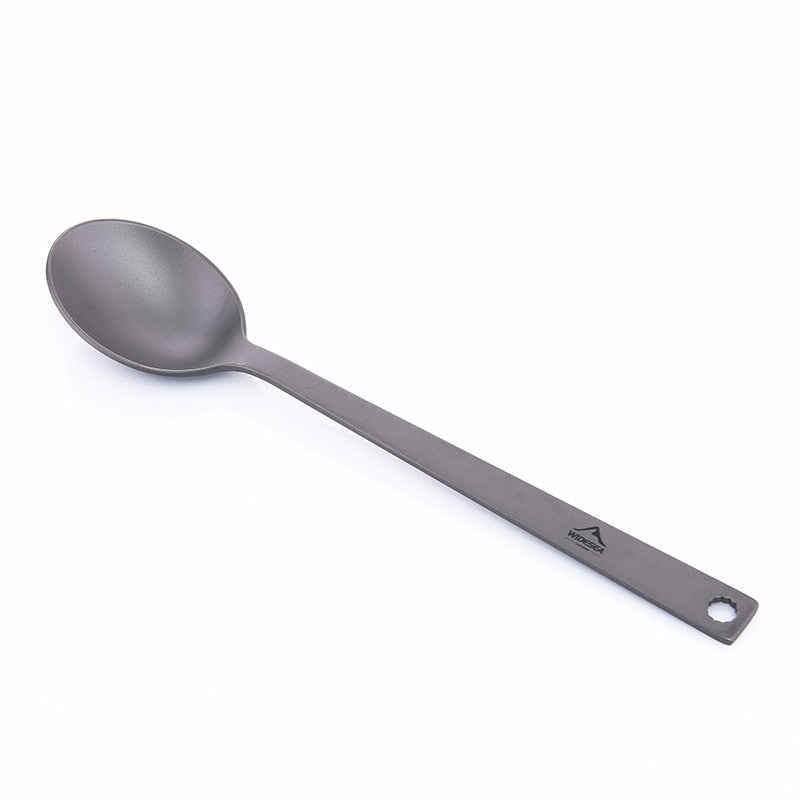 Titanium Spoon Fork Knife Set 50G Camping Tableware Ultralight  Travel Tourist Outdoor Cookware Gear Equipment